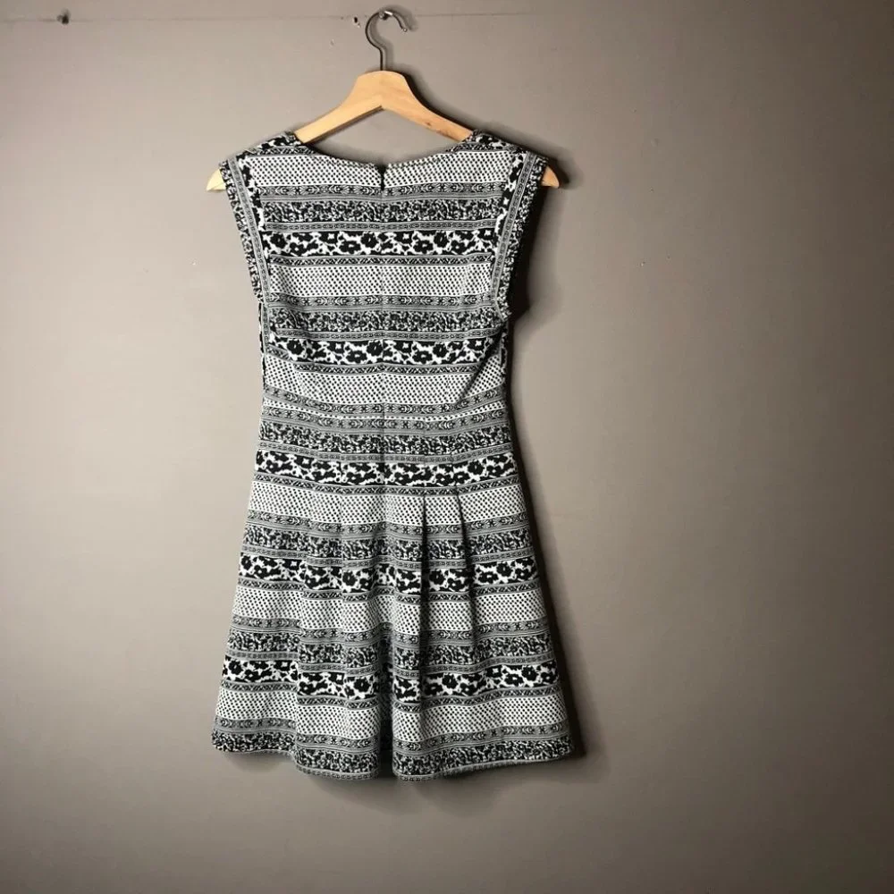 Plenty by Tracy Reese Black and White Mini Dress - Picture 6 of 9